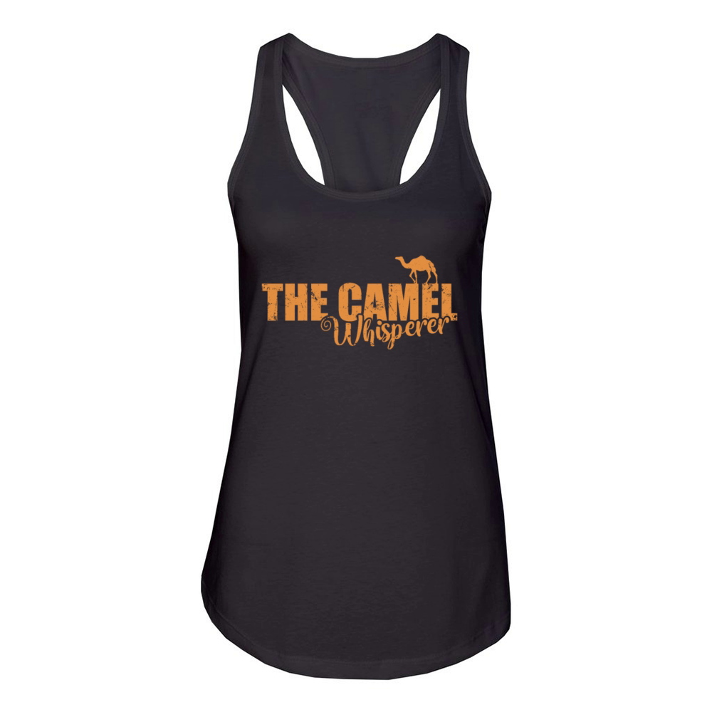 The Camel Whisperer Desert Dromedary Animal Women's Racerback Tank