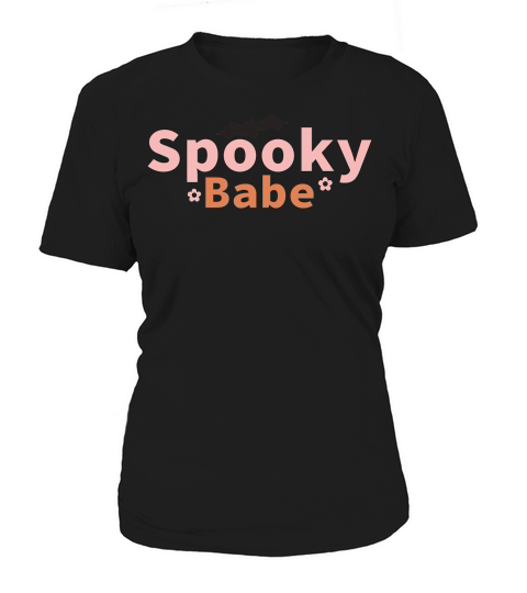 Bat Spooky Babe Halloween Women's T-Shirt