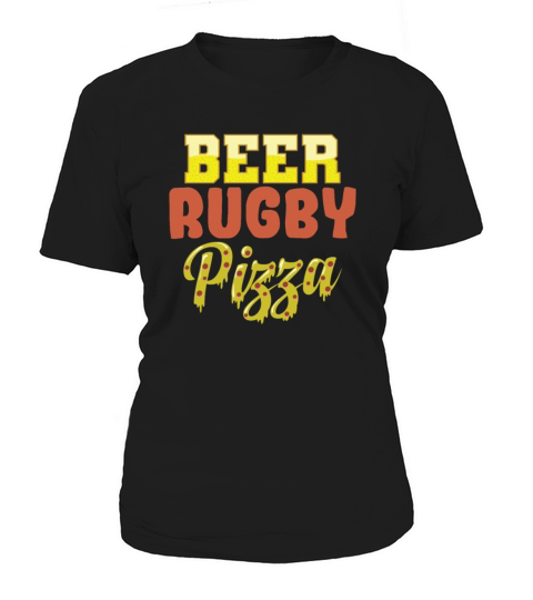 Beer Rugby Pizza Football Sport Player Women's T-Shirt