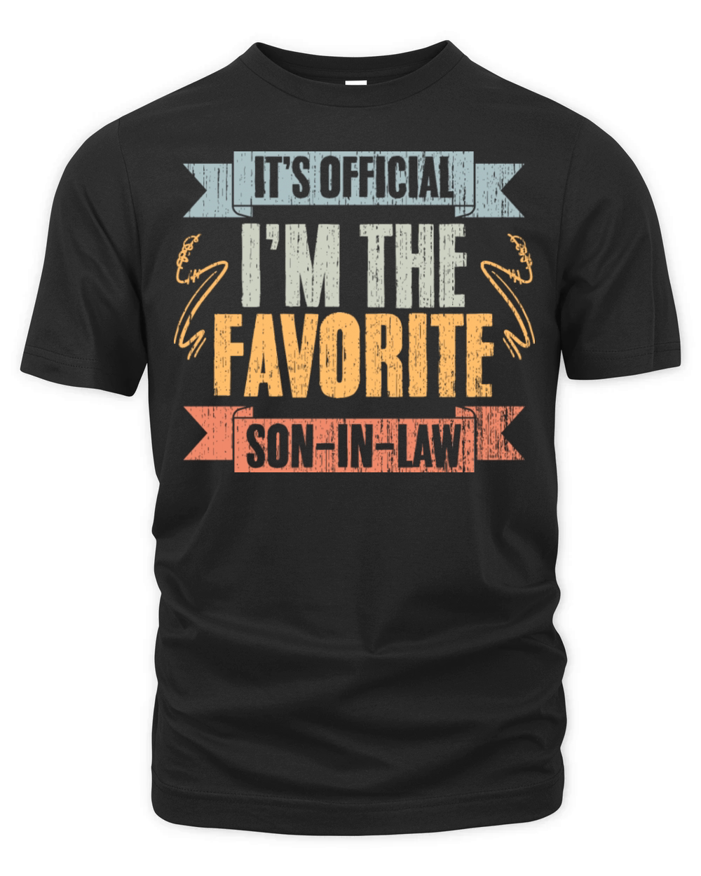 Funny Family Humor Its Official Im The Favorite Organic Unisex T-shirt