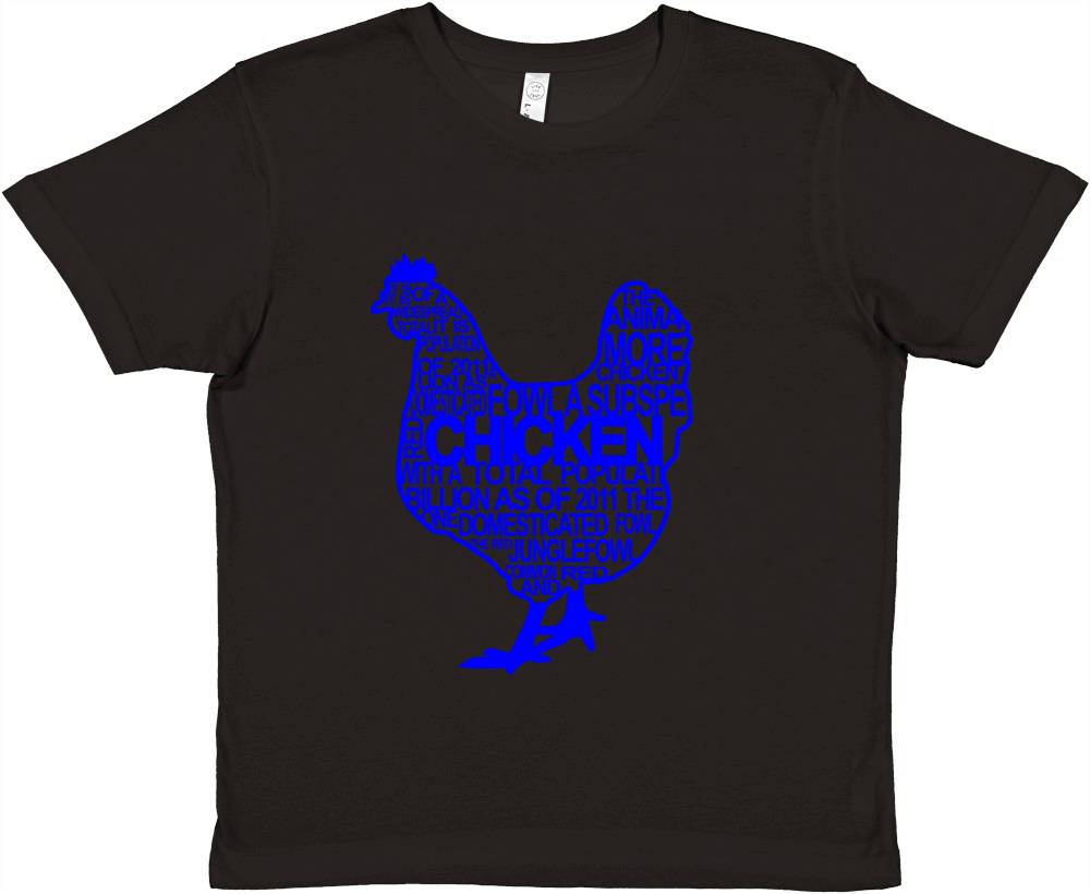 GIFT - HEN BLUE Premium Kids Crewneck T-shirt