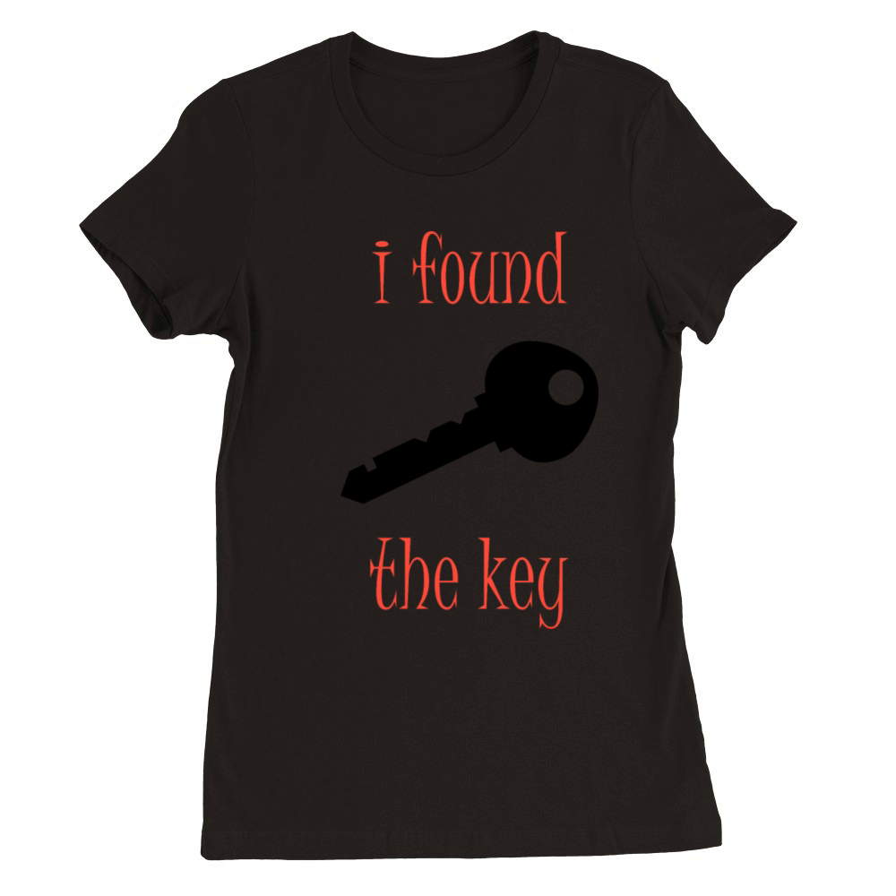 i found the key Premium Womens Crewneck T-shirt