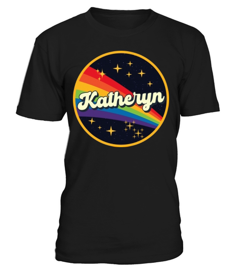 Katheryn Rainbow In Space Vintage Style T-Shirt Unisex
