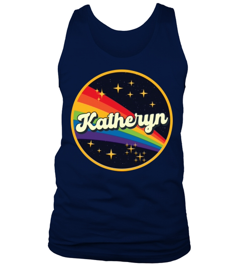Katheryn Rainbow In Space Vintage Style Tank Top Unisex