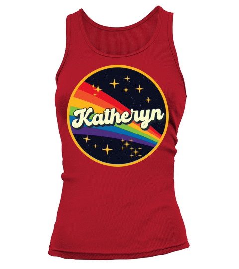 Katheryn Rainbow In Space Vintage Style Tank top Woman