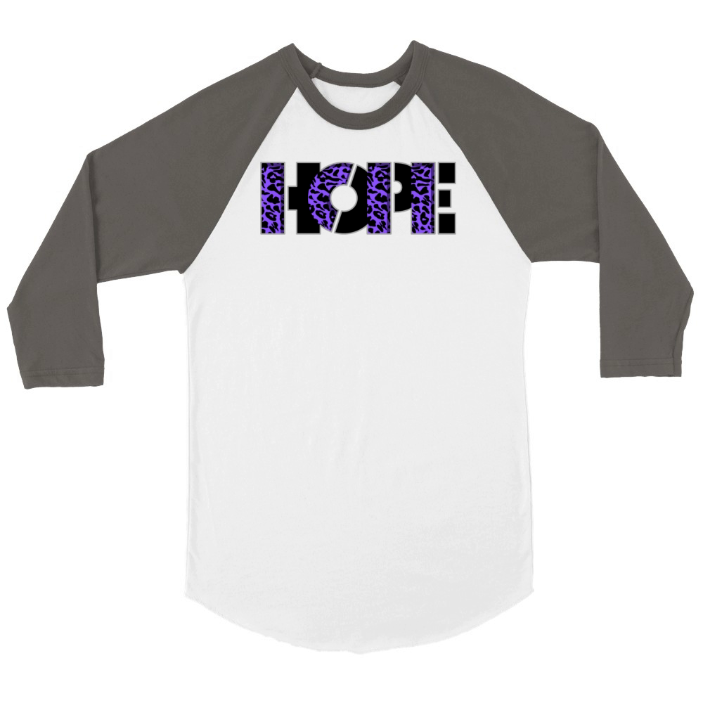 Hope Unisex ¾ sleeve Raglan T-shirt