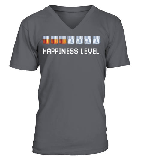 HAPPINESS LEVEL V-Neck T-shirt