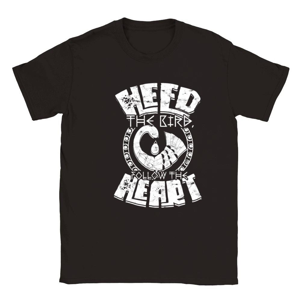 Sankofa Heed The Bird Follow The Heart Classic Kids Crewneck T-shirt