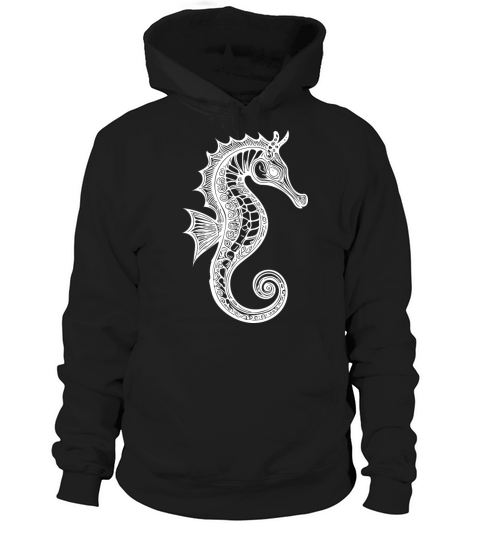 Cool Vintage Seahorse - Cute Seahorse Hoodie Unisex