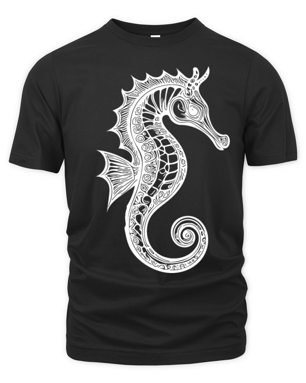 Cool Vintage Seahorse - Cute Seahorse Organic Unisex T-shirt