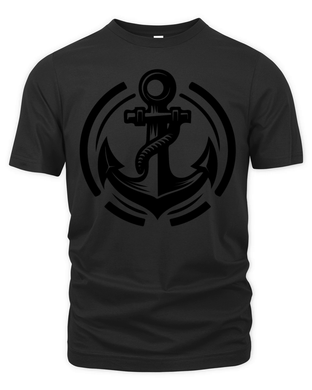 Vintage Old Wet Anchor With Thick Rope Organic Unisex T-shirt