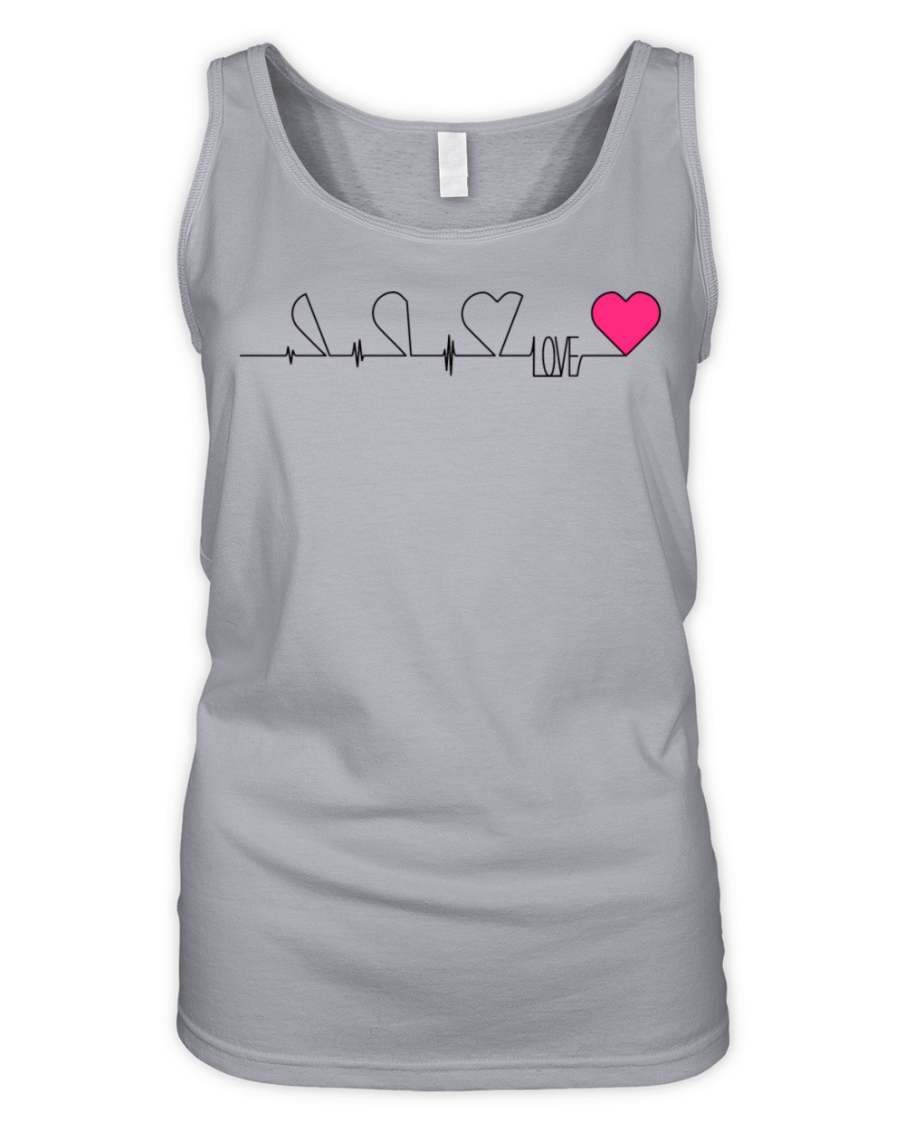 I love heart beat for hoodie t-shirt sweater geek Organic Women's Tank Top