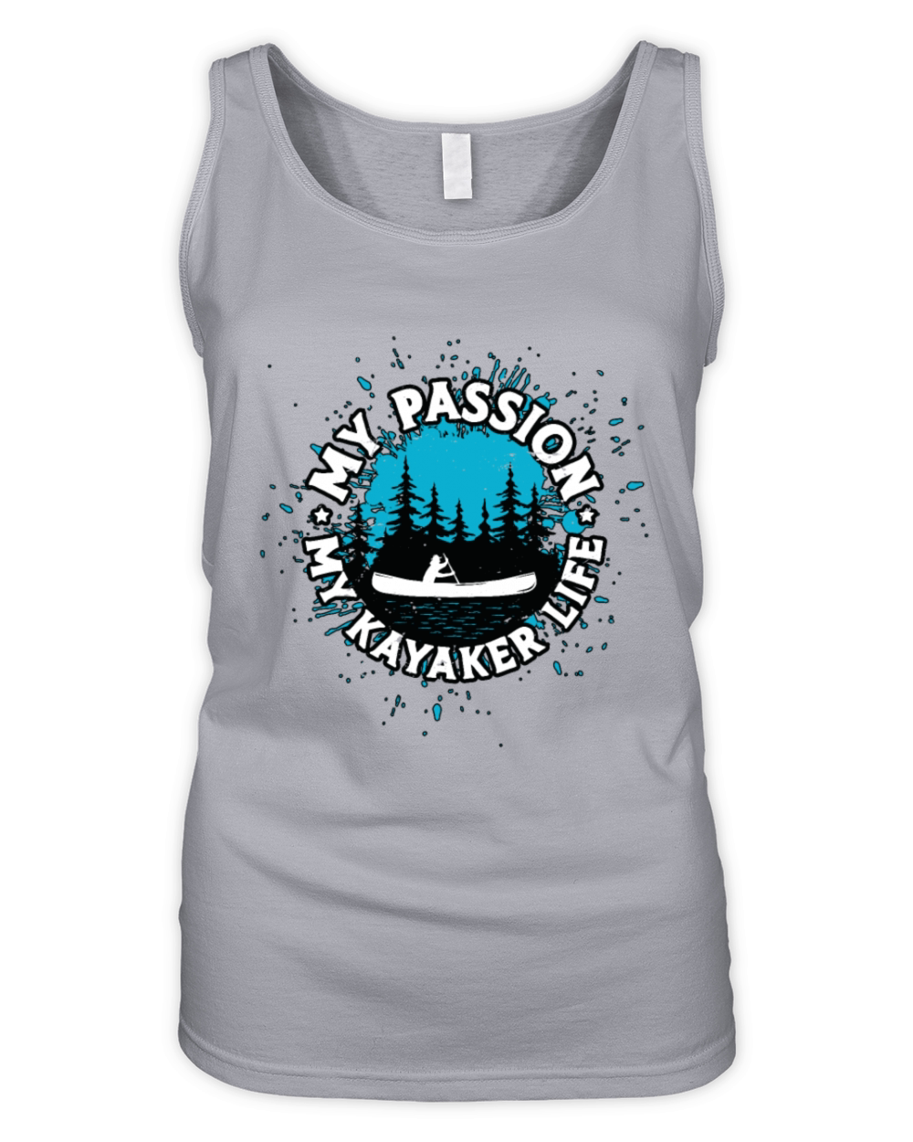 Kayaker My Passion My Kayaker Life Water Sports Organic Women's Tank Top