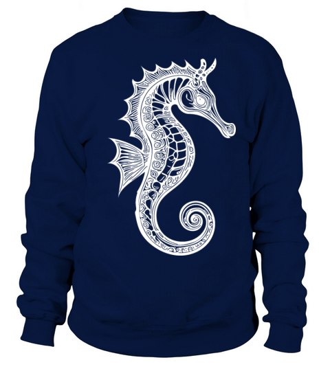 Cool Vintage Seahorse - Cute Seahorse Sweatshirt Unisex