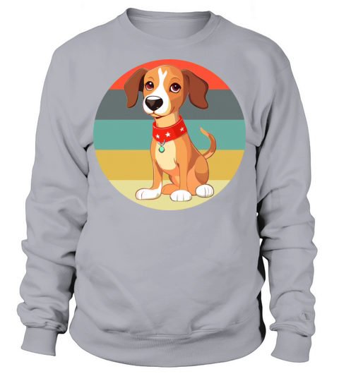 Dog Sunset Sweatshirt Unisex