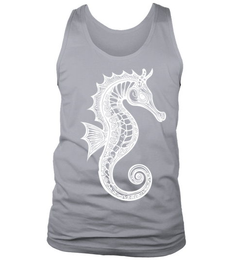 Cool Vintage Seahorse - Cute Seahorse Tank Top Unisex