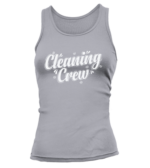 Cleaning Crew Janitor Profession Work Tank top Woman