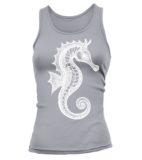 Cool Vintage Seahorse - Cute Seahorse Tank top Woman