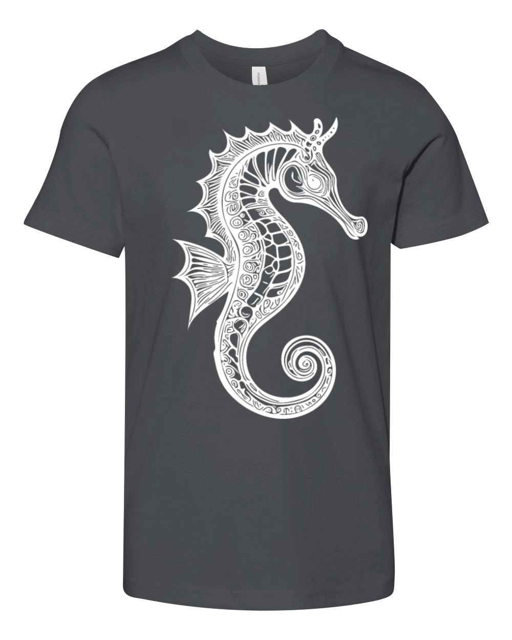 Cool Vintage Seahorse - Cute Seahorse Youth Unisex Jersey Tee
