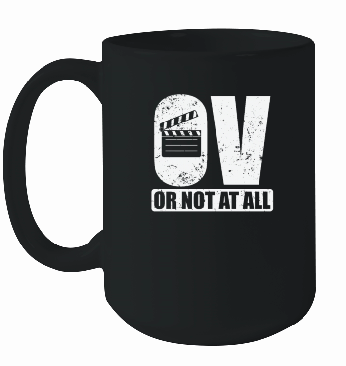 OV or not at all Movies Language Sound Ceramic Mug