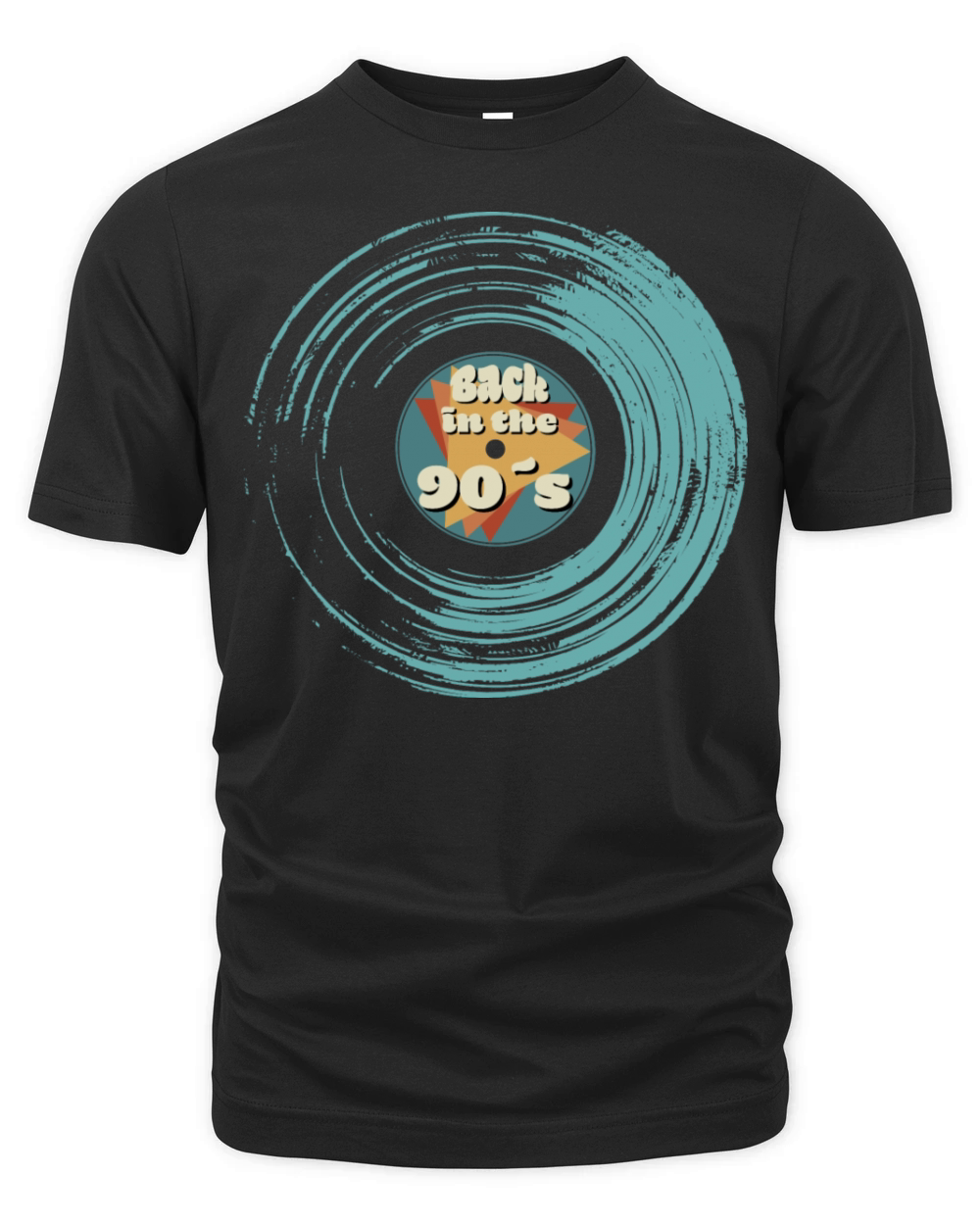 Back To The 90s Vinyl Record Organic Unisex T-shirt