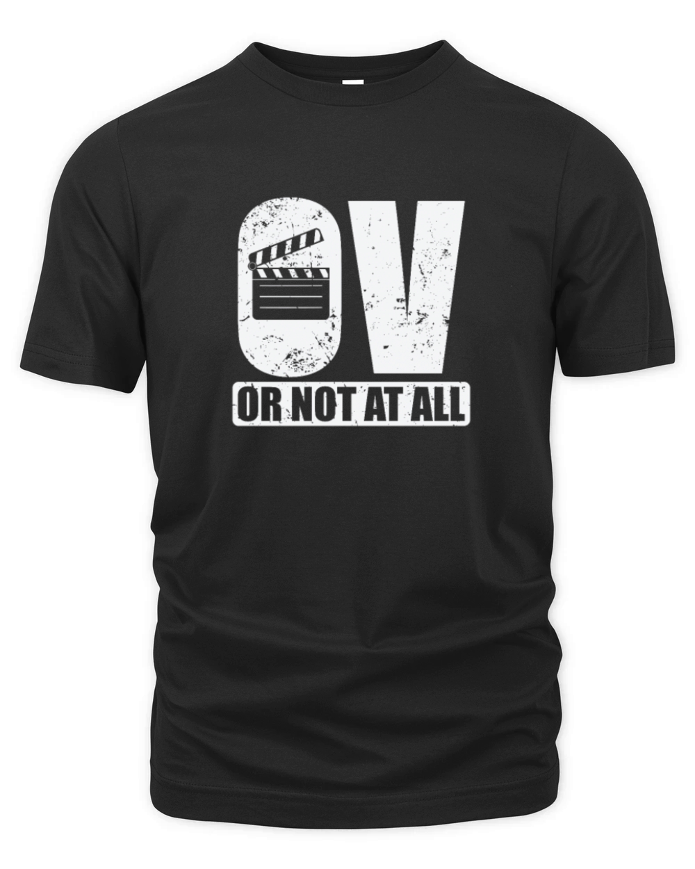OV or not at all Movies Language Sound Organic Unisex T-shirt