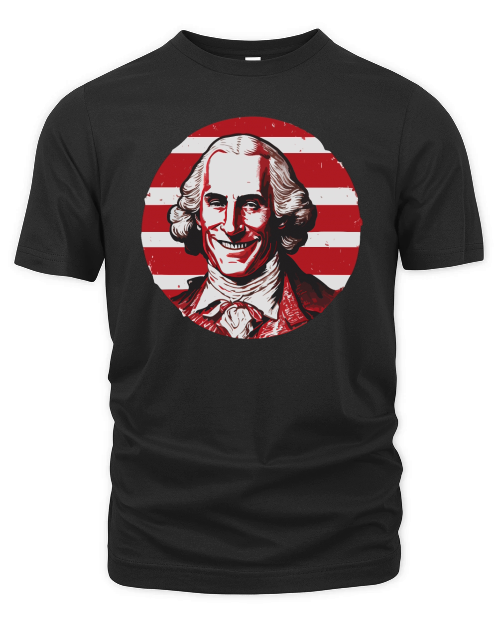 Patriotic Pride US George Washington Men Women USA Organic Unisex T-shirt