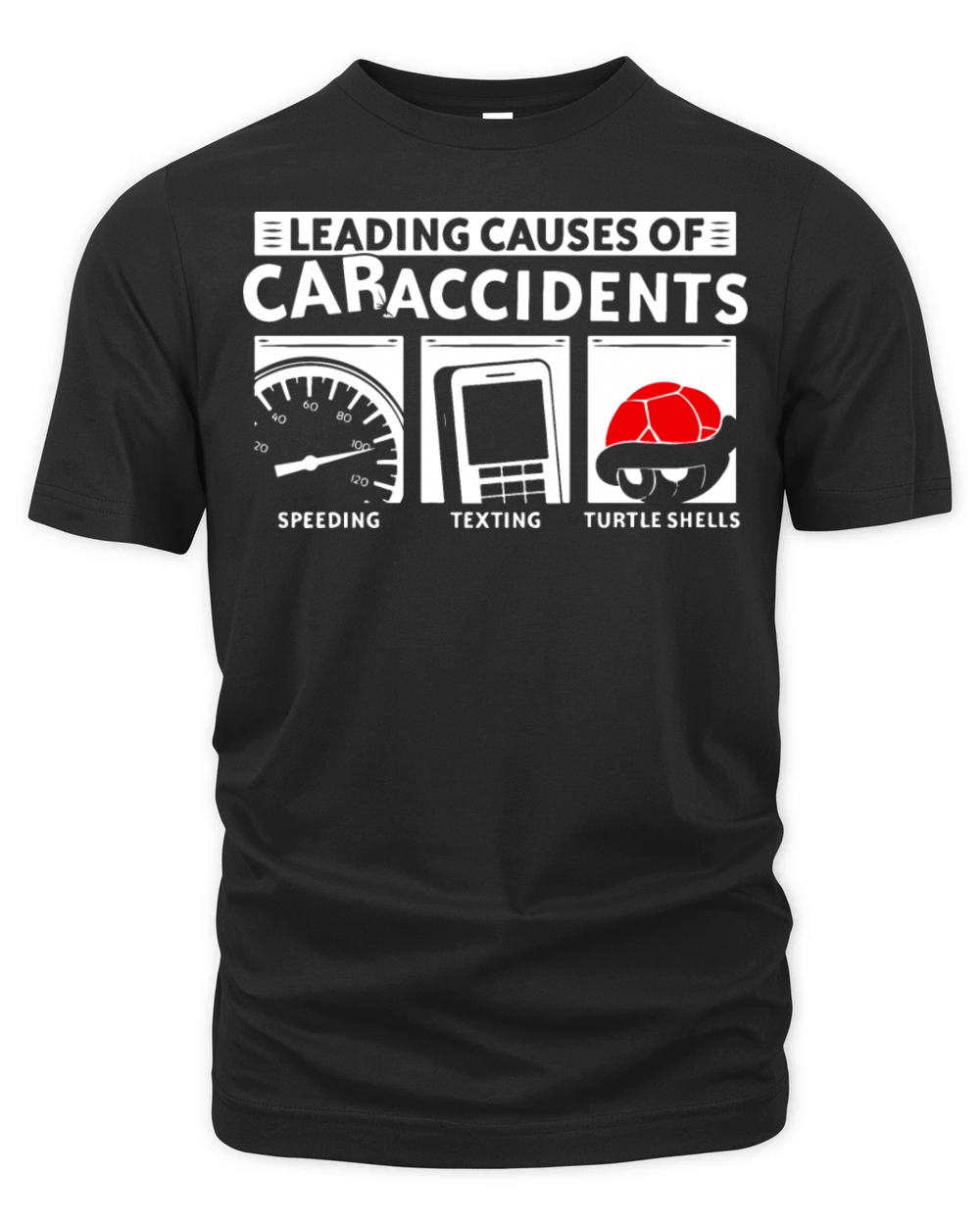 The Leading Cause Of Car Accidents Organic Unisex T-shirt