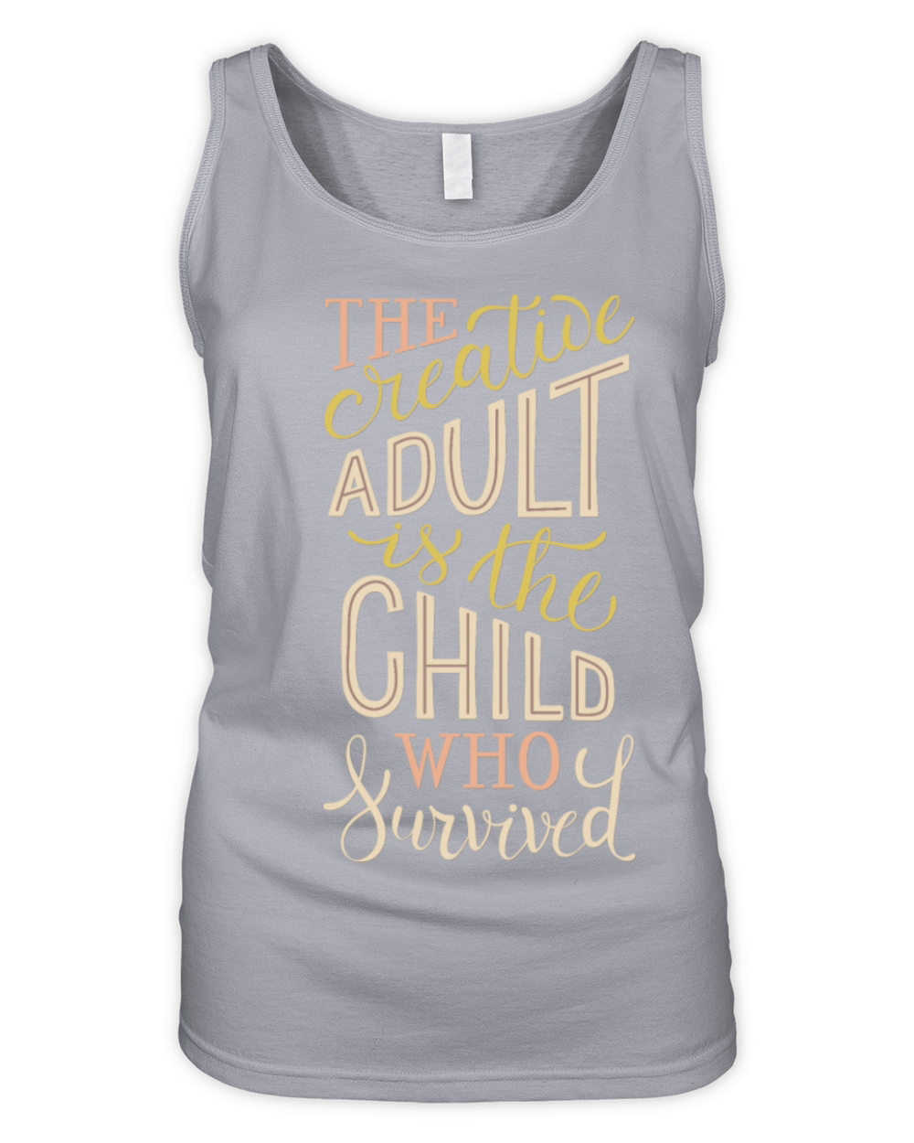 the creative adult is the child who survived Organic Women's Tank Top
