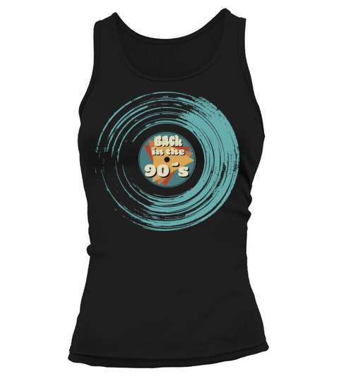 Back To The 90s Vinyl Record Tank top Woman