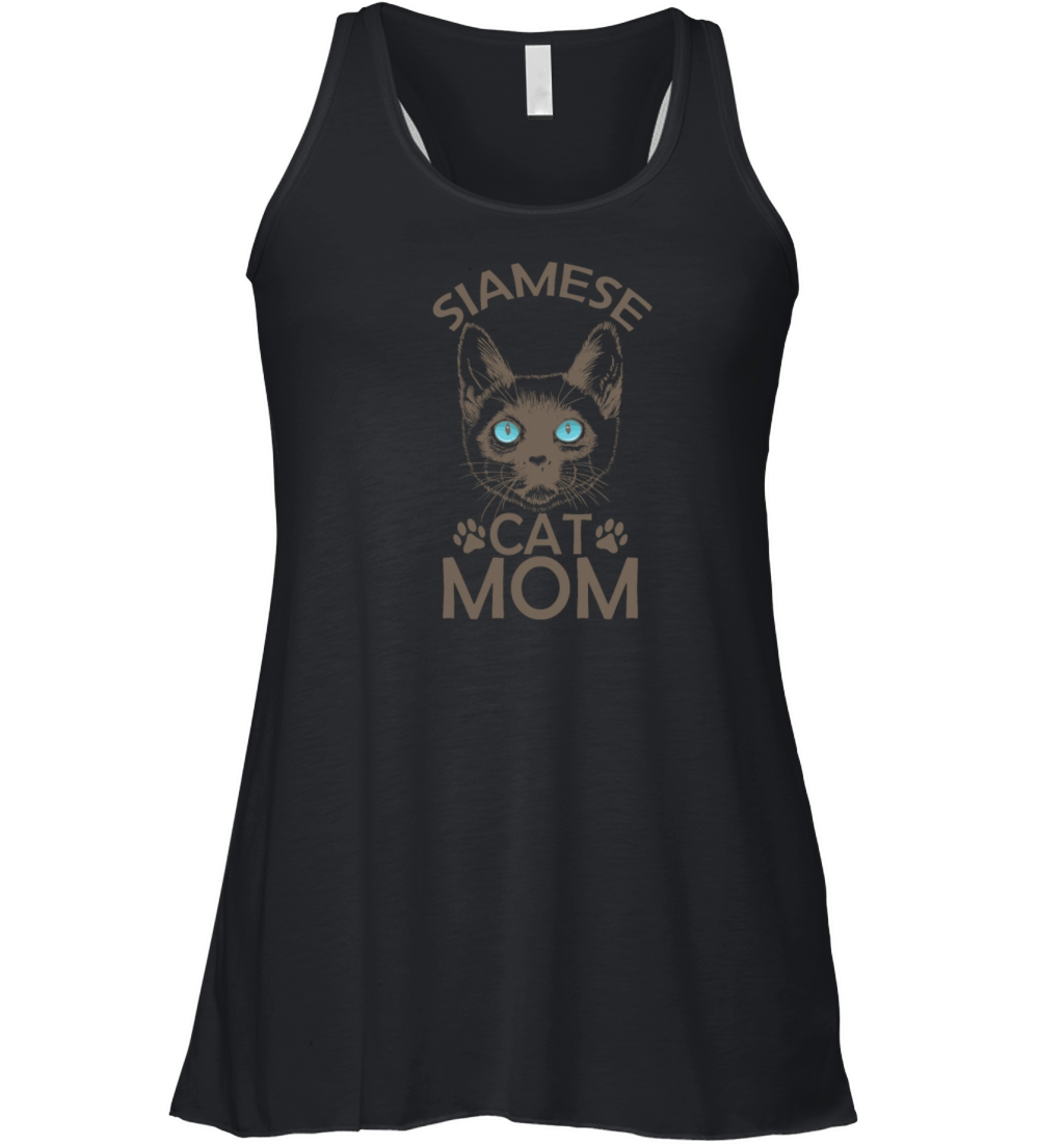 Siamese Cat Mom Pet Male breed Women's Flowy Tank Top