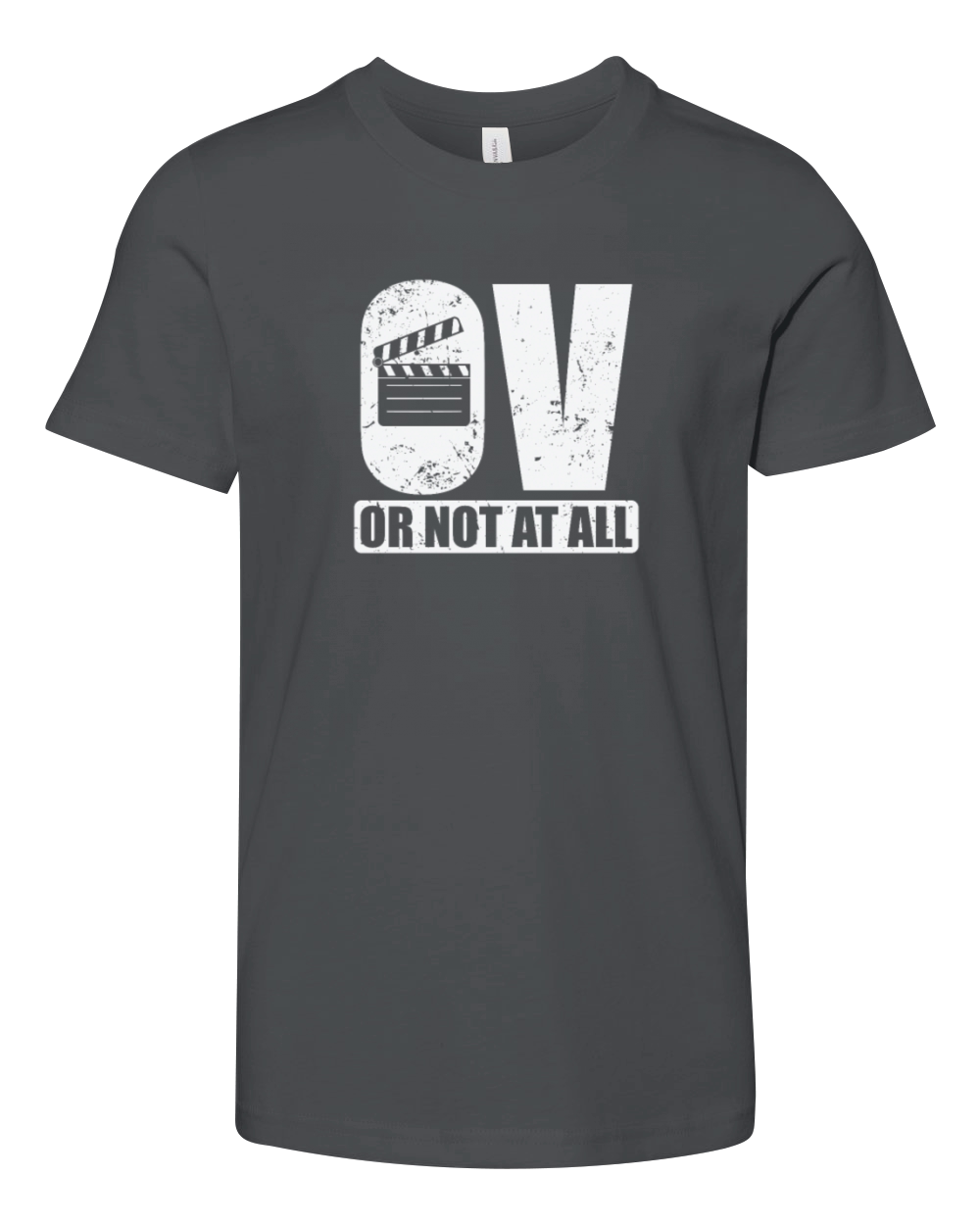 OV or not at all Movies Language Sound Youth Unisex Jersey Tee