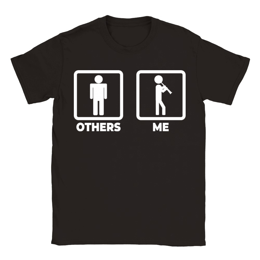 Clarinet Stickfigures Classic Kids Crewneck T-shirt