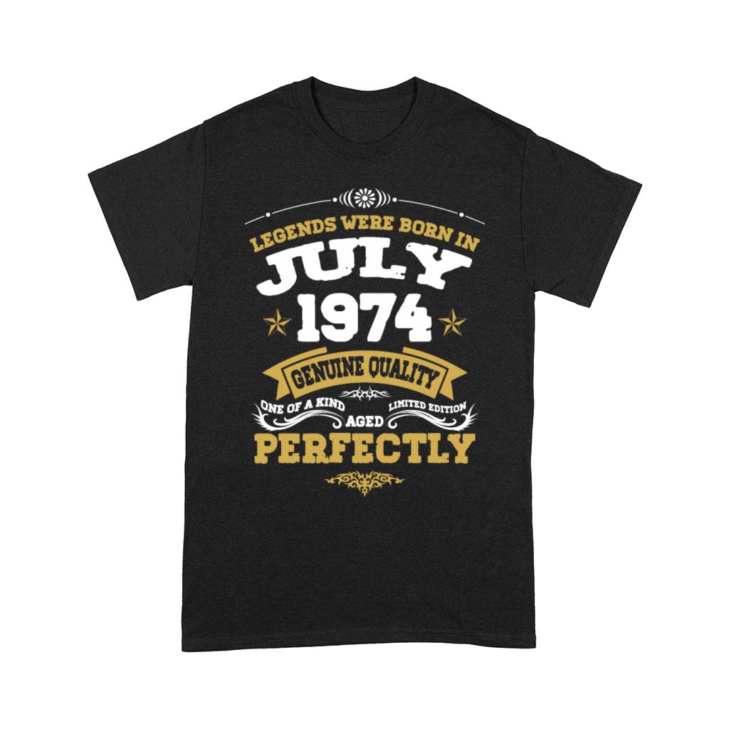 Vintage Aged To Perfection July 1974 Comfort T-shirt