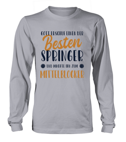 Mittelblocker Bester Springer Team Player Coach Long sleeved Unisex