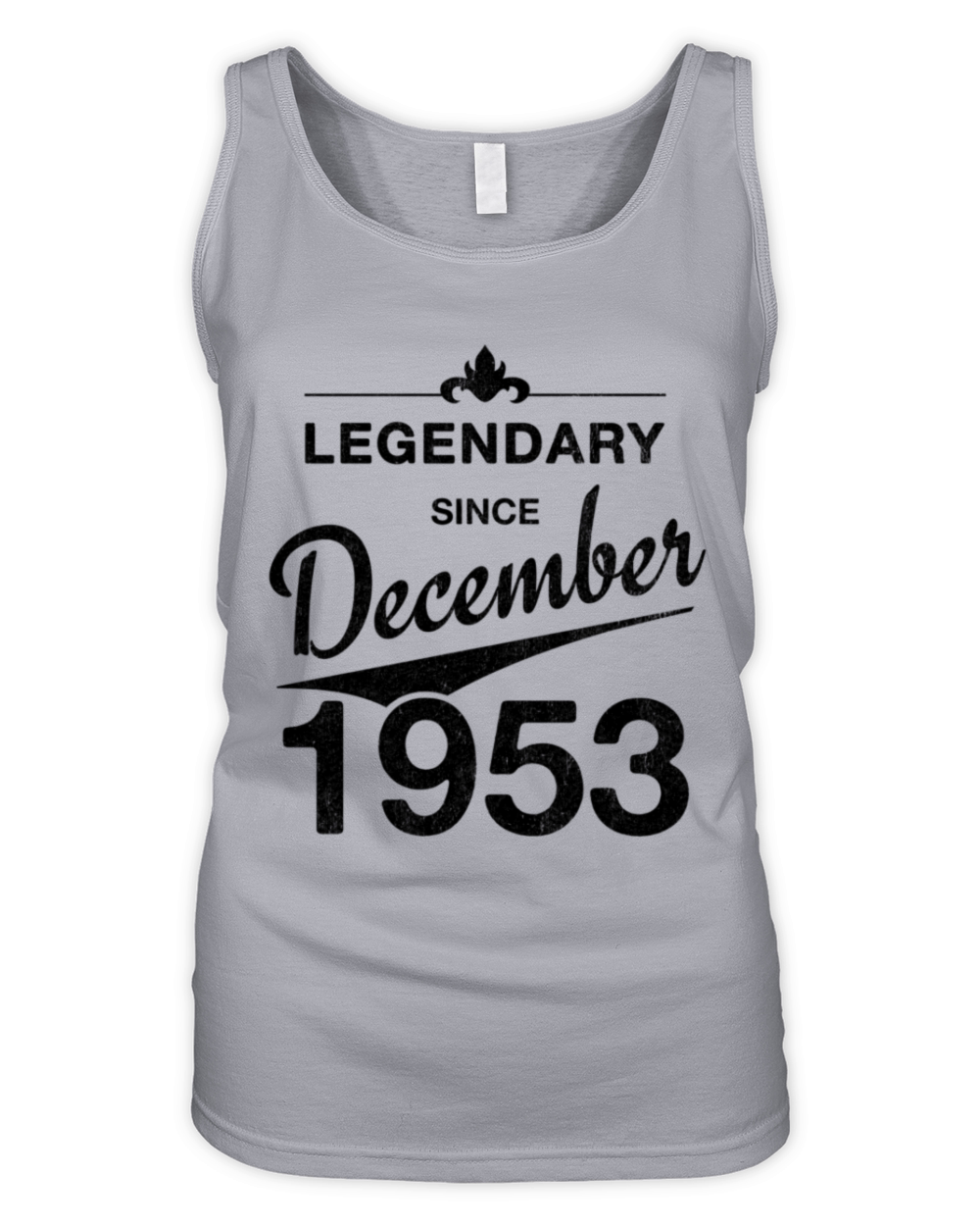 70Th 70 Born In December 1953 Organic Women's Tank Top