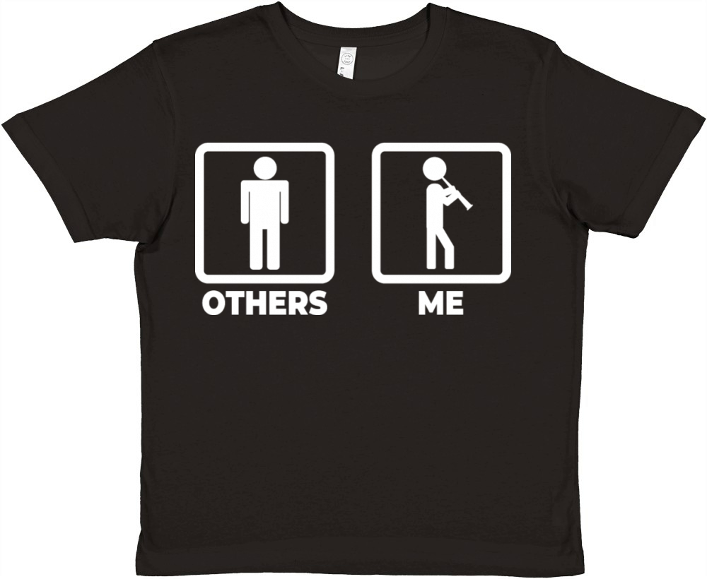Clarinet Stickfigures Premium Kids Crewneck T-shirt