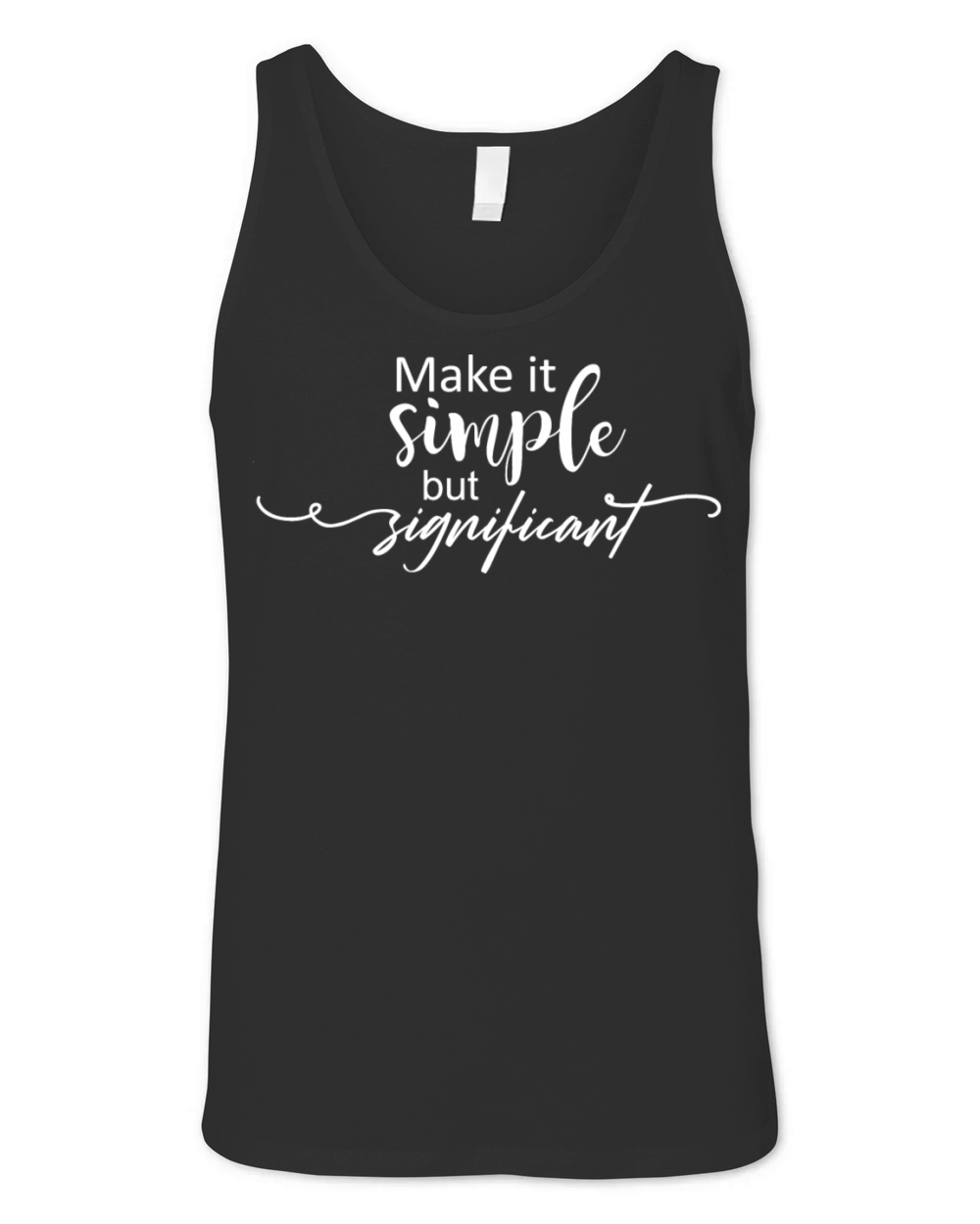 Make it simple but significant Unisex Jersey Tank