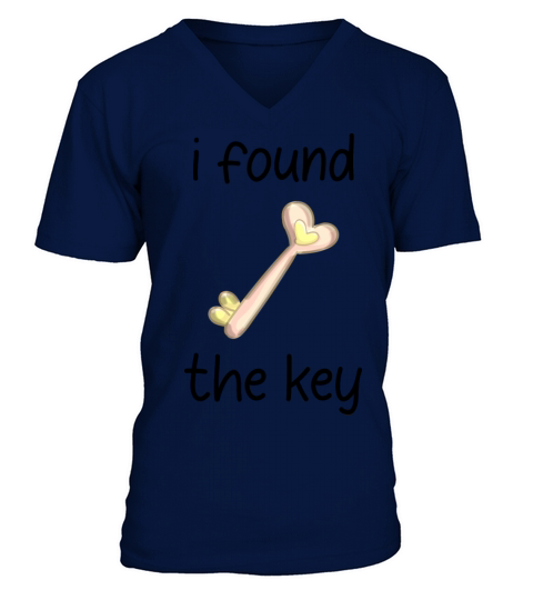 i found the key V-Neck T-shirt
