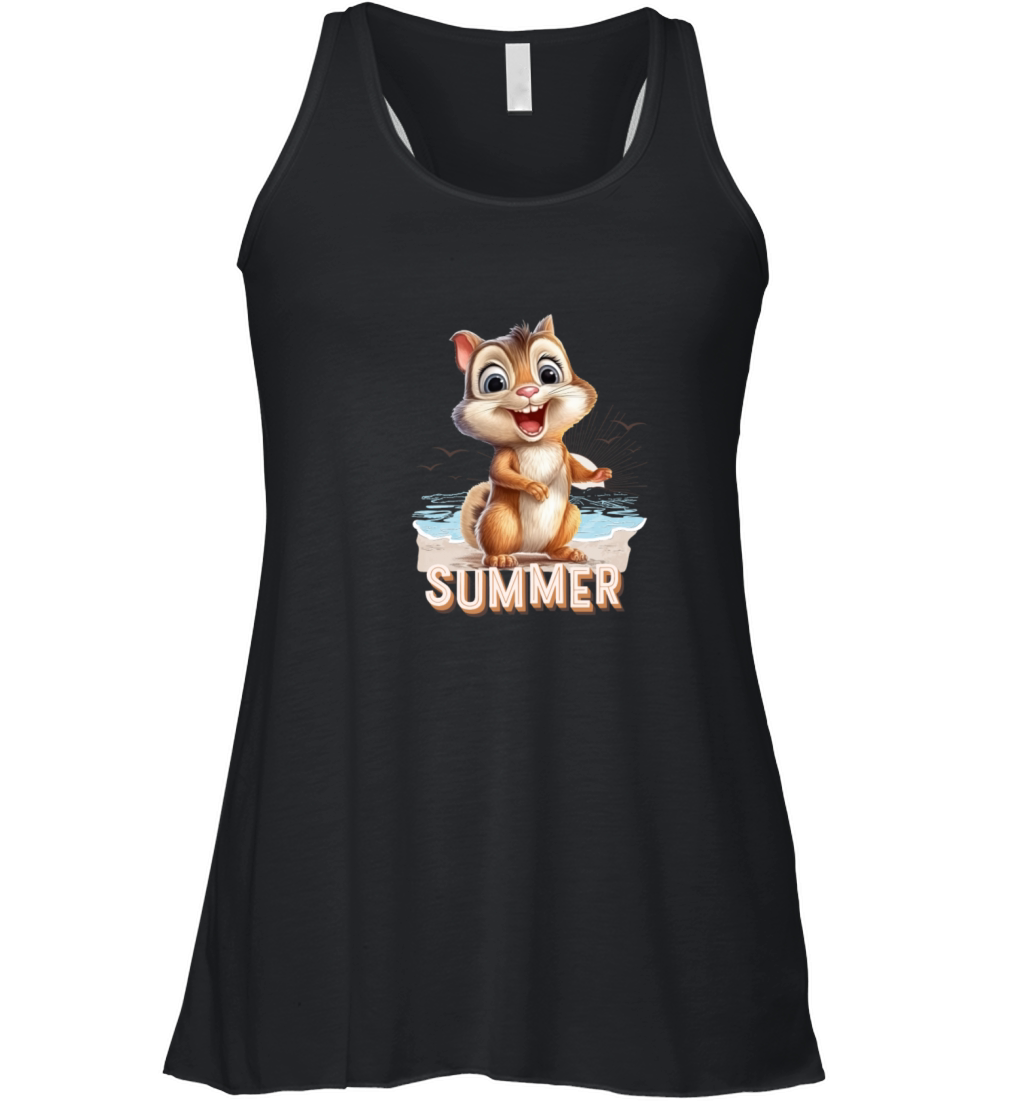 Hello Summer with style and enthusiasm Women's Flowy Tank Top