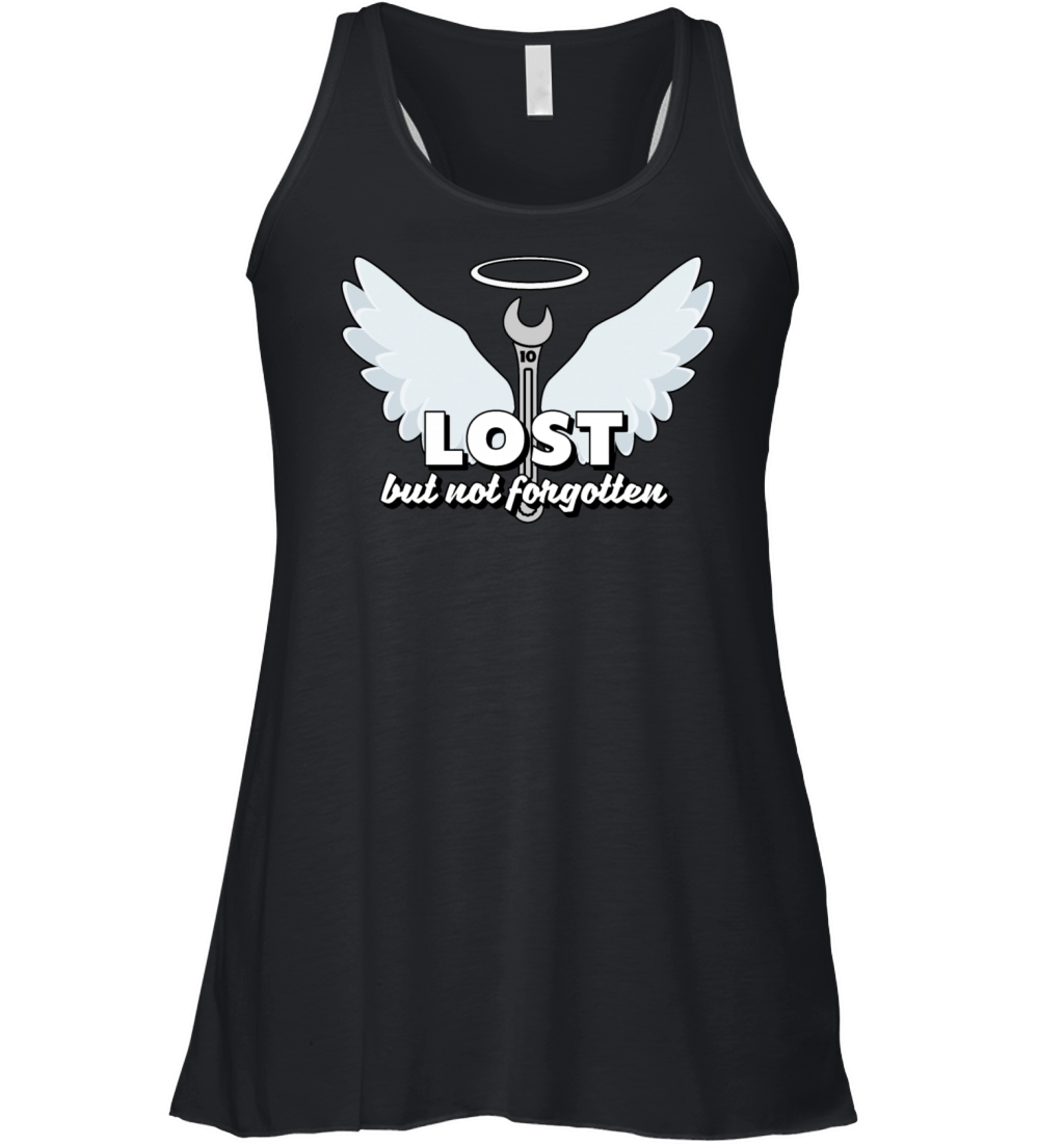 Lost But Not Forgotten - Nr 10 Wrench Comic Drawin Women's Flowy Tank Top
