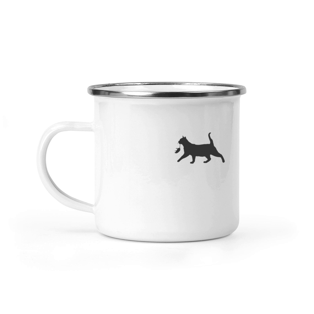 Cat with Mouse StreetArt Graffiti Style Camping Mug