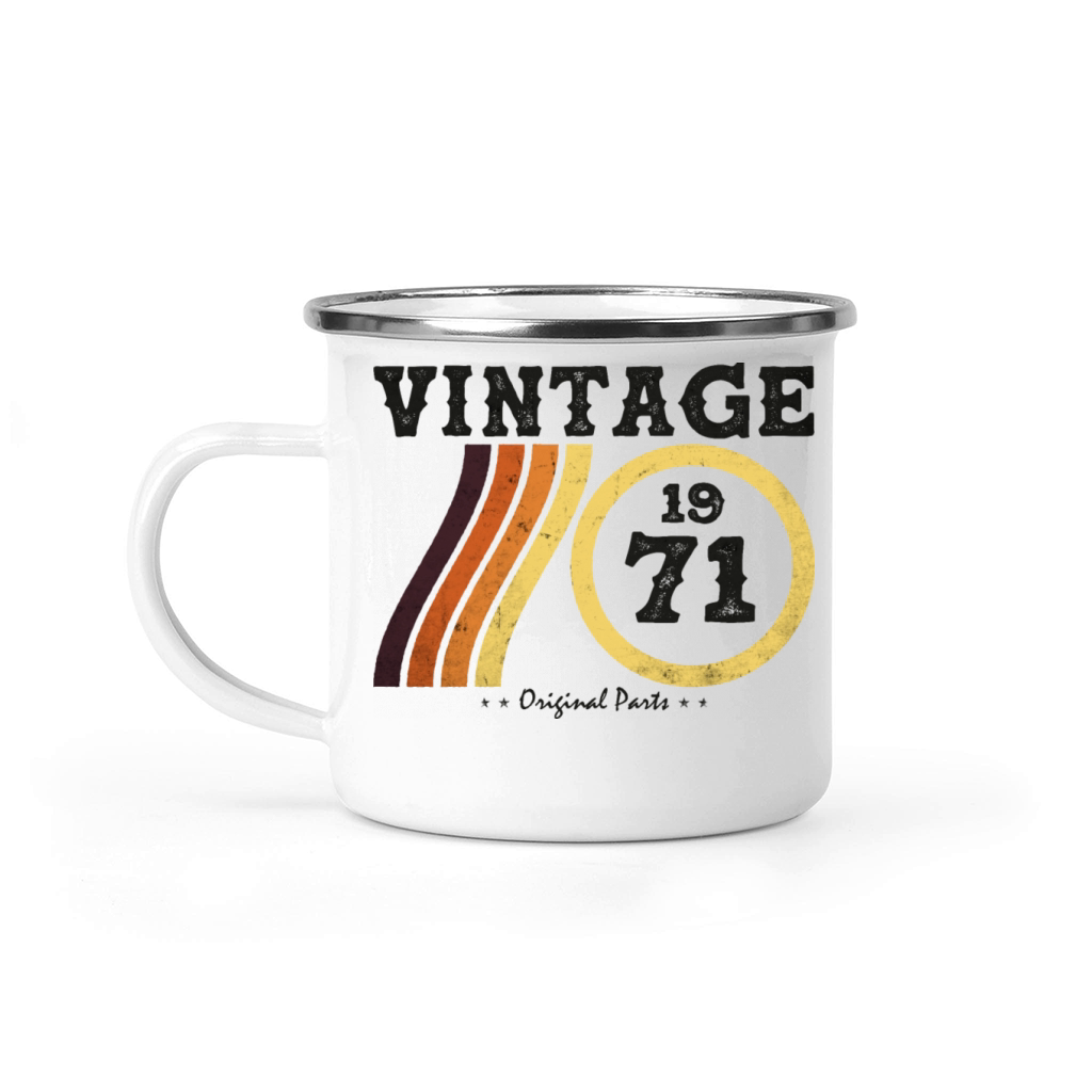 Retro Vintage 1971 - Classic Limited Edition 53 Camping Mug