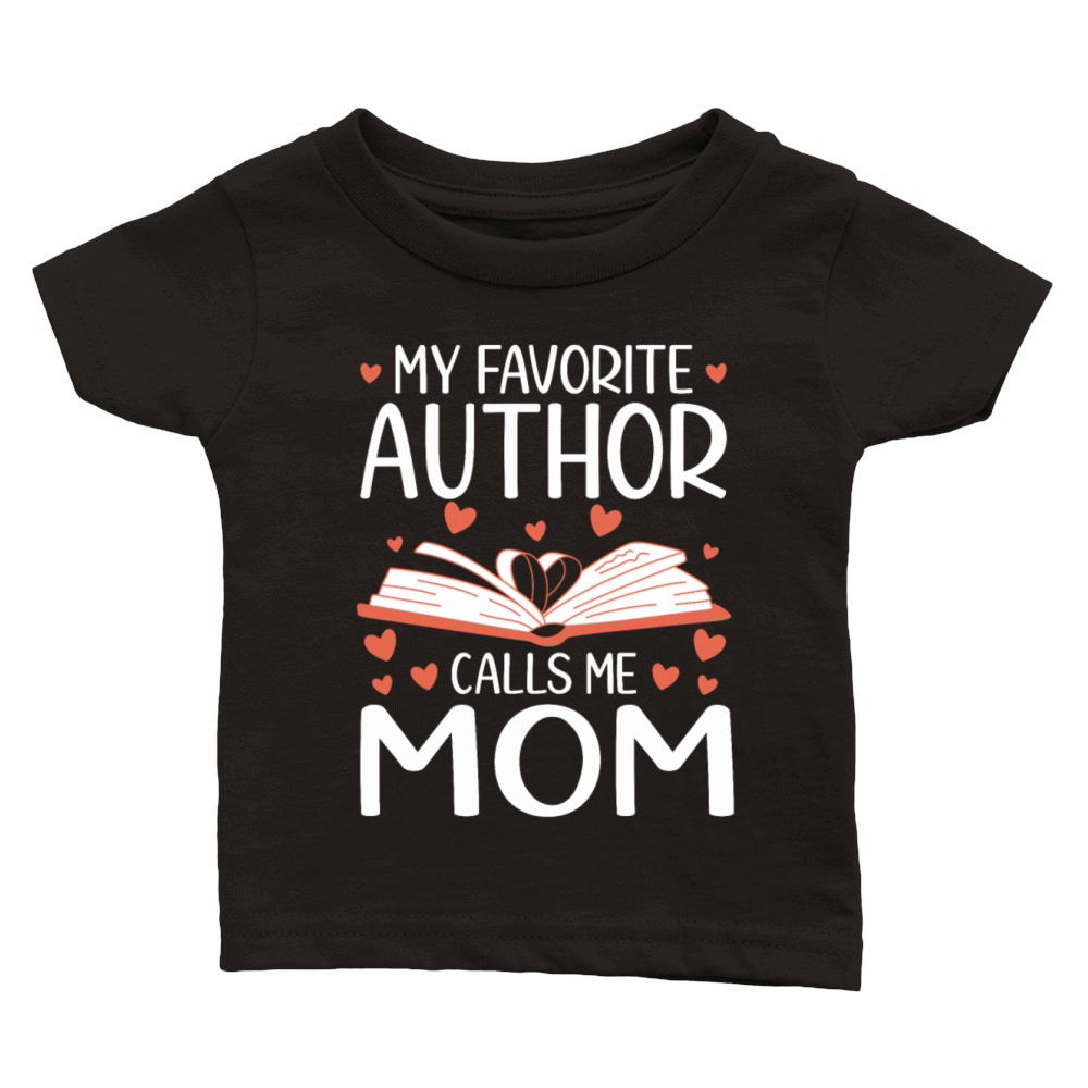 Author Gift Writing Quote Bookworm Author Classic Baby Crewneck T-shirt
