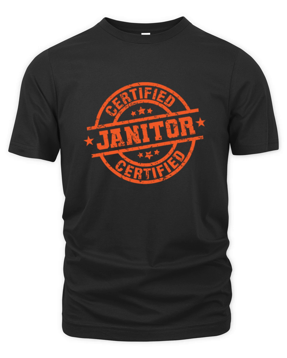 Certified Janitor Profession Work Organic Unisex T-shirt