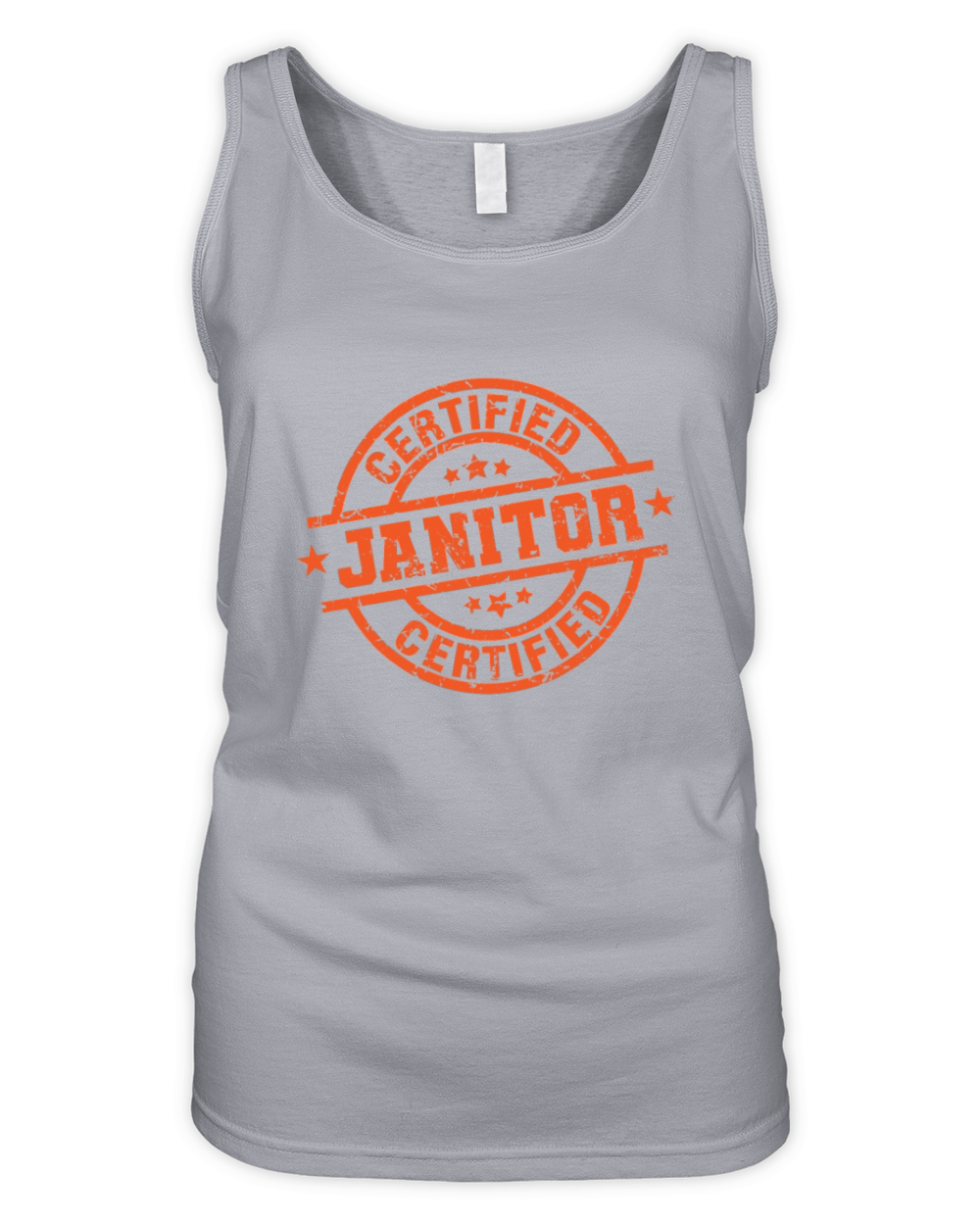 Certified Janitor Profession Work Organic Women's Tank Top