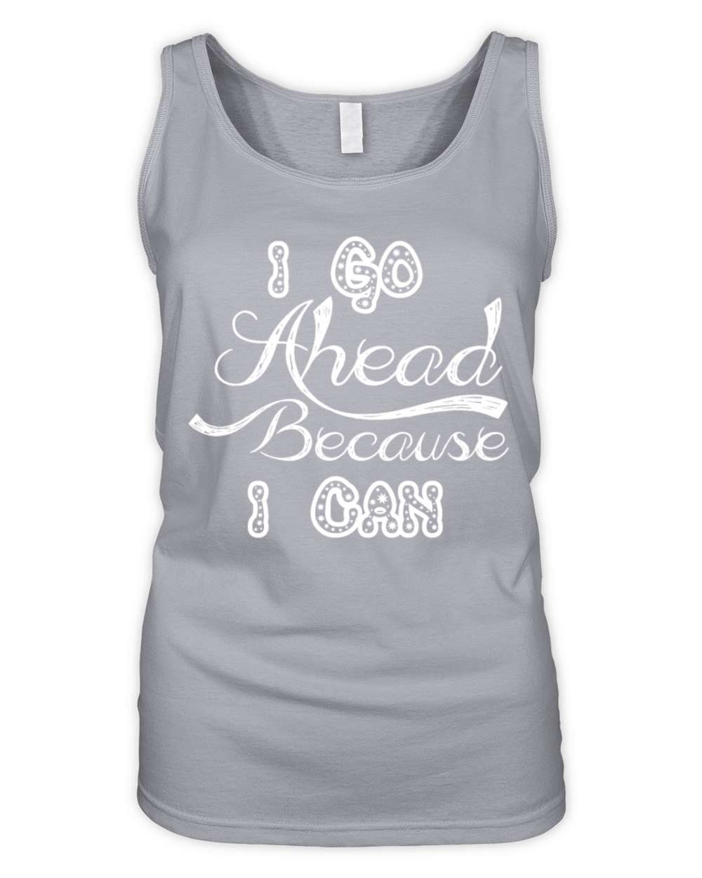 words motivation idea Organic Women's Tank Top
