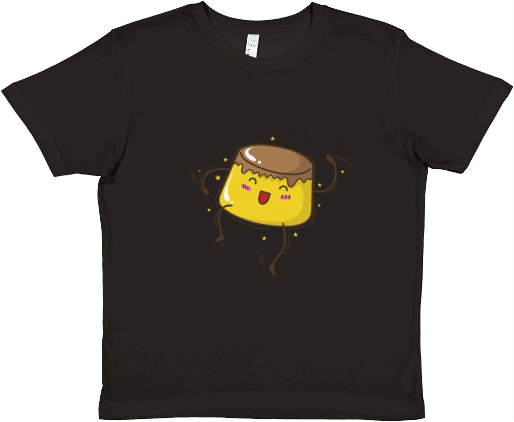 Pudding running Dessert Premium Kids Crewneck T-shirt