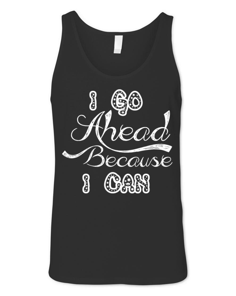words motivation idea Unisex Jersey Tank