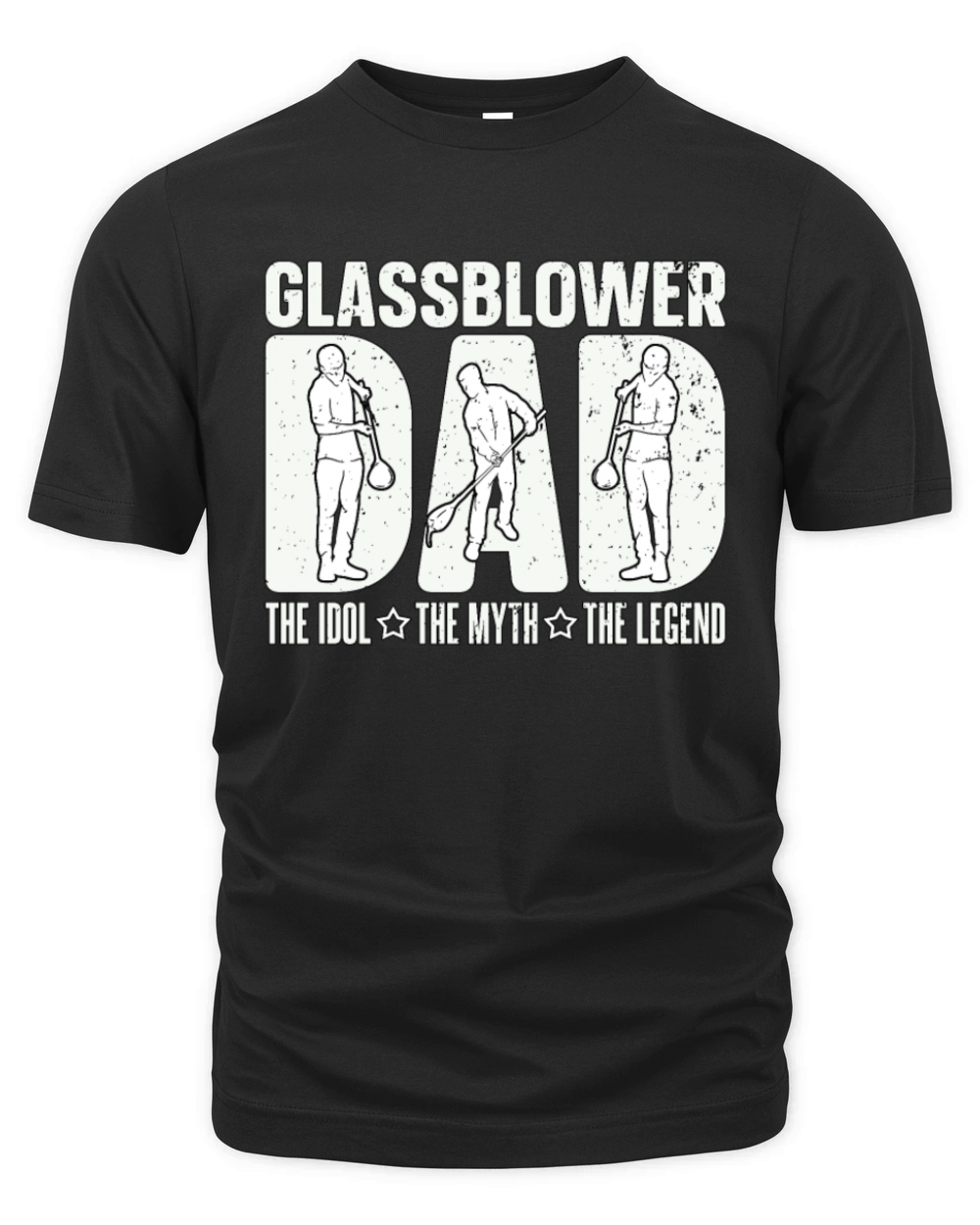Glassblower Dad The Idol The Myth The Glassworker Organic Unisex T-shirt